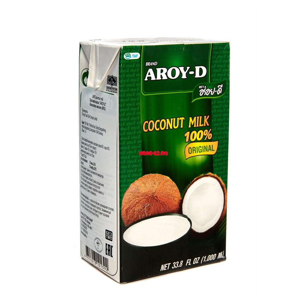 Кокосовое молоко 60% AROY-D 1л.