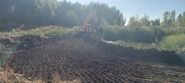 На реке Усманка под Воронежем незаконно построили дамбу