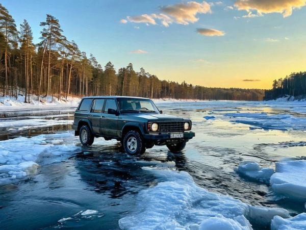 В Хабаровском крае рыбаки достали пьяного водители из полыньи